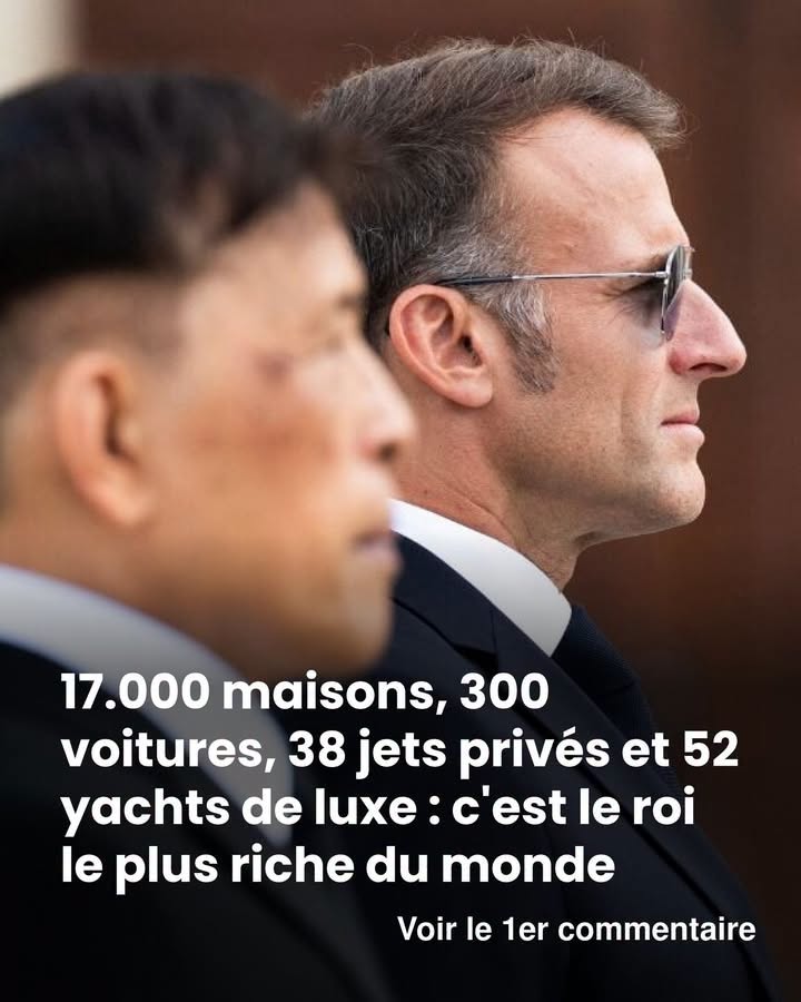 17.000 maisons, 300 voitures, 38 jets privés et 52 yachts de luxe : c’est le roi le plus riche du monde