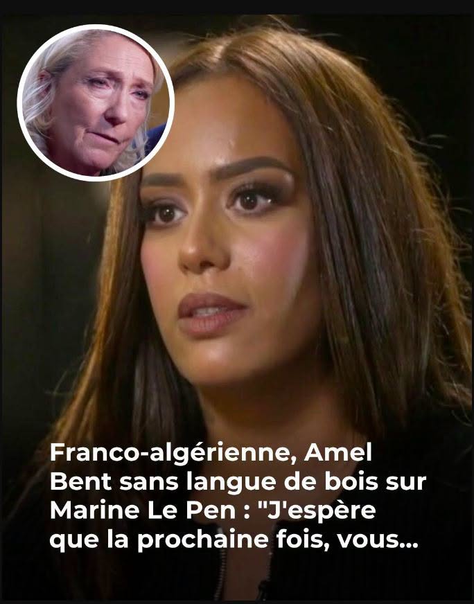 Amel Bent interpelle Marine Le Pen en direct et déclenche une vague de réactions