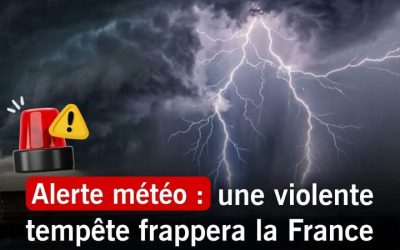 Alerte météo : des vagues d’orages et des pluies intenses prévues ce jeudi et ce vendredi, voici tous les départements placés sous vigilance