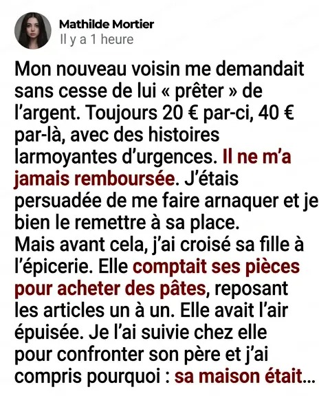 J’ai cru que mon voisin essayait de m’arnaquer, jusqu’à ce que j’ouvre sa porte