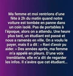 Comment un étudiant altruiste a fait la différence dans un moment critique