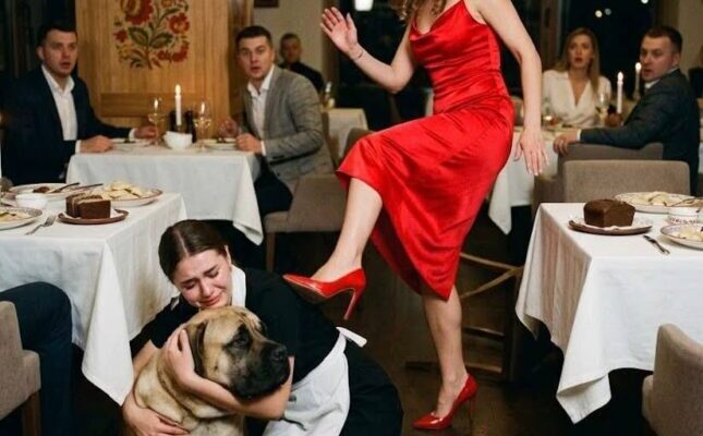 La serveuse sauva un chien mourant, et toute la salle découvrit à qui il appartenait…